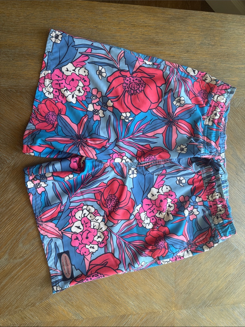 Boys Printed Chappy Swim Trunks